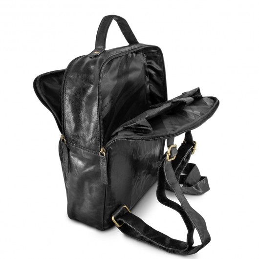 Pierre Cardin Leather Backpacks Internal